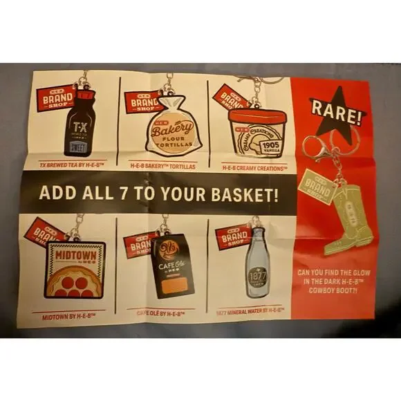 HEB Surprise Keychain Mystery Box (Sealed Box) - Picture 7 of 7